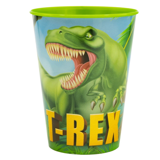 Pahar pentru copii, din plastic, Dinosaur Multicolor, 260 ml