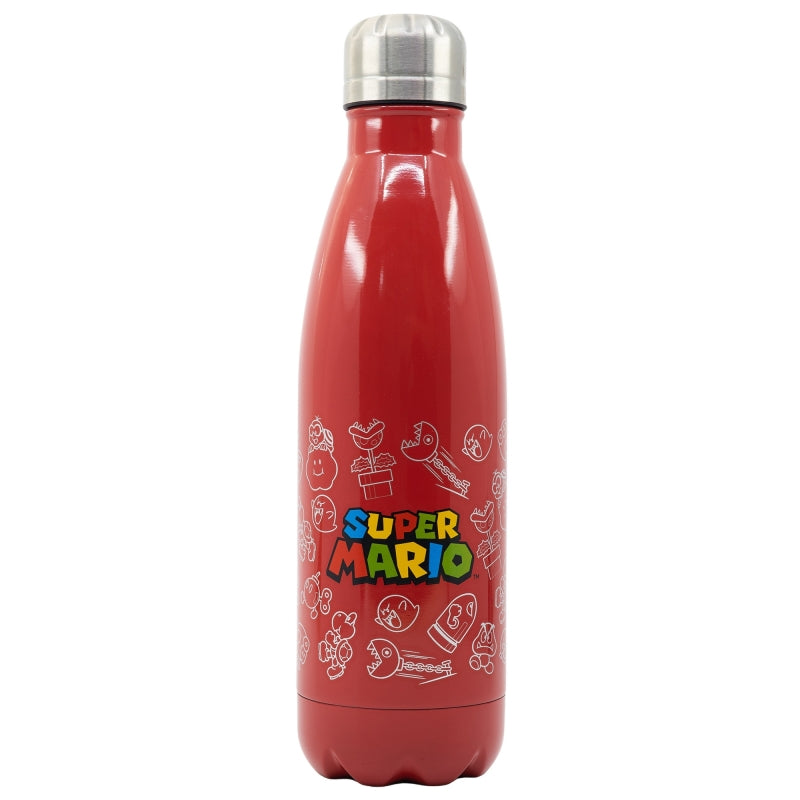 Sticla de apa pentru copii, din otel, Super Mario Multicolor, 780 ml (1)