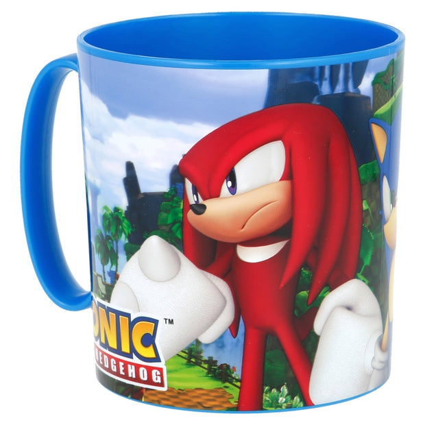 Cana pentru copii, din plastic, Sonic Multicolor, 390 ml (1)