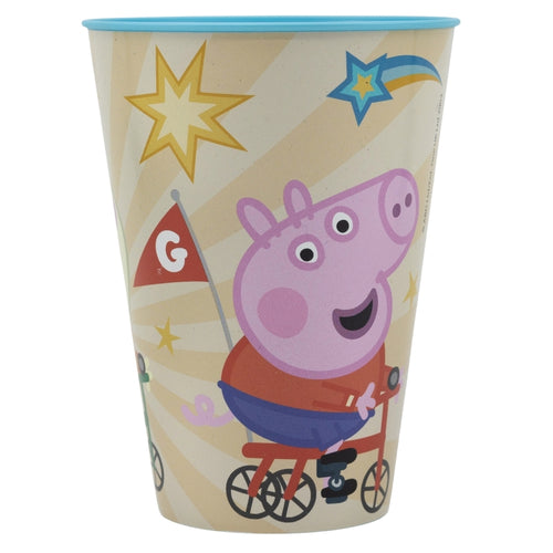 Pahar pentru copii, din plastic, Peppa Pig Multicolor, 430 ml