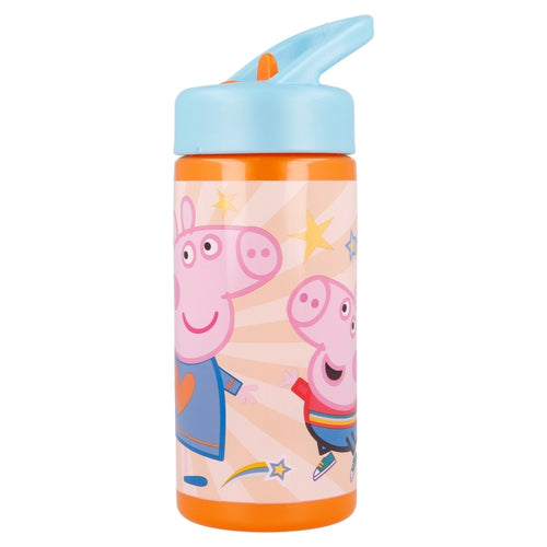 Sticla de apa pentru copii, din plastic, Peppa Pig Multicolor, 410 ml