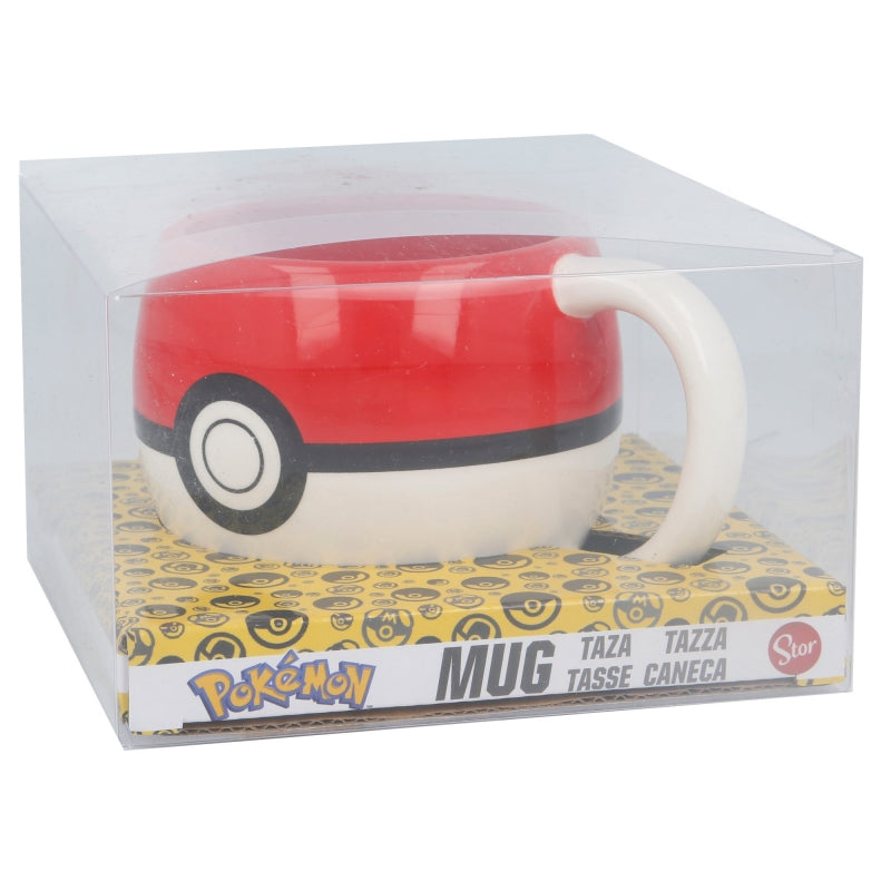 Cana pentru copii figurina, din ceramica, Pokemon Multicolor, 490 ml