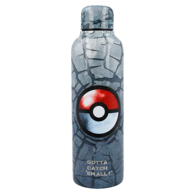 Sticla termoizolanta pentru copii, din otel si sticla, Pokemon Multicolor, 515 ml (1)