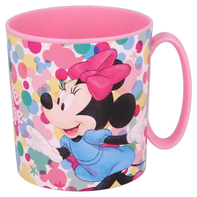 Cana pentru copii, din plastic, Minnie Good Multicolor, 390 ml