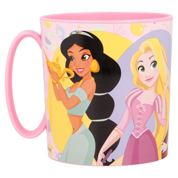 Cana pentru copii, din plastic, Princesses Multicolor, 390 ml (1)