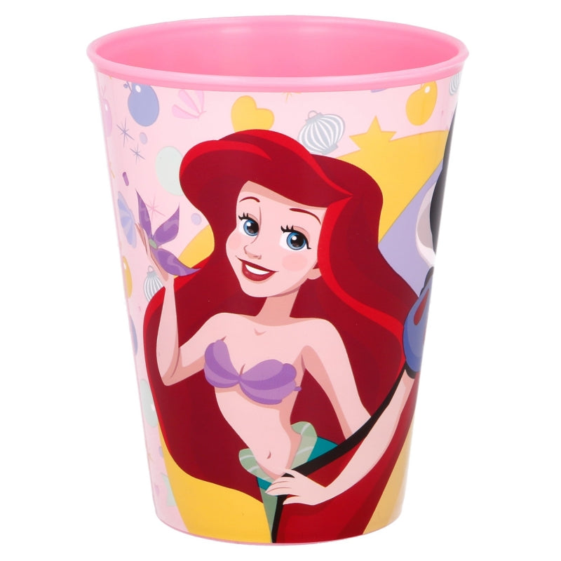 Pahar pentru copii, din plastic, Princesses Multicolor, 260 ml