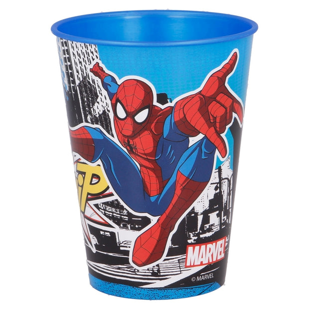 Pahar pentru copii, din plastic, Spider-Man Multicolor, 260 ml