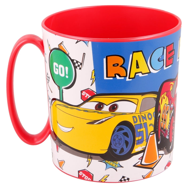 Cana pentru copii, din plastic, Cars Multicolor, 390 ml (1)