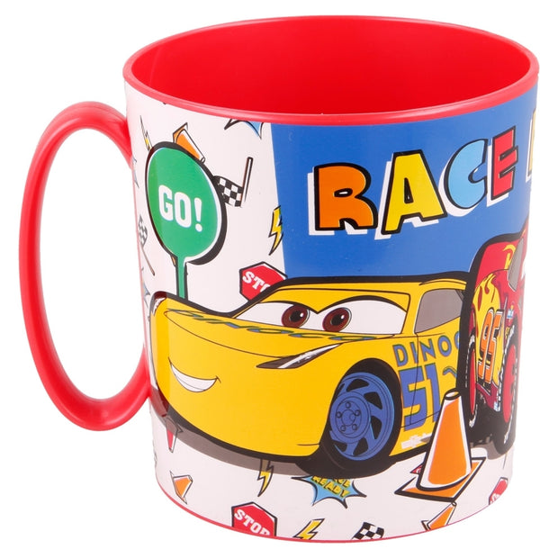 Cana pentru copii, din plastic, Cars Multicolor, 390 ml (1)