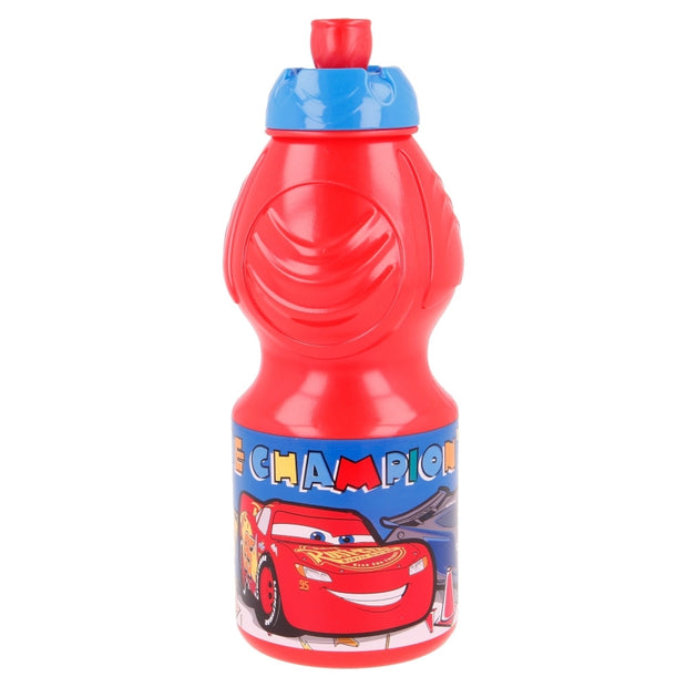 Sticla de apa sport pentru copii, din plastic, Cars Multicolor, 400 ml