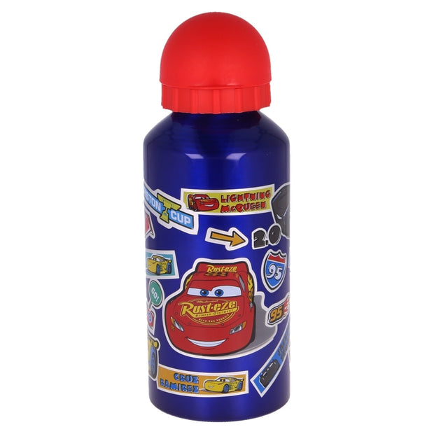 Sticla de apa pentru copii, din aluminiu, Cars Multicolor, 400 ml