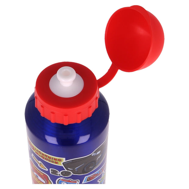 Sticla de apa pentru copii, din aluminiu, Cars Multicolor, 400 ml (2)