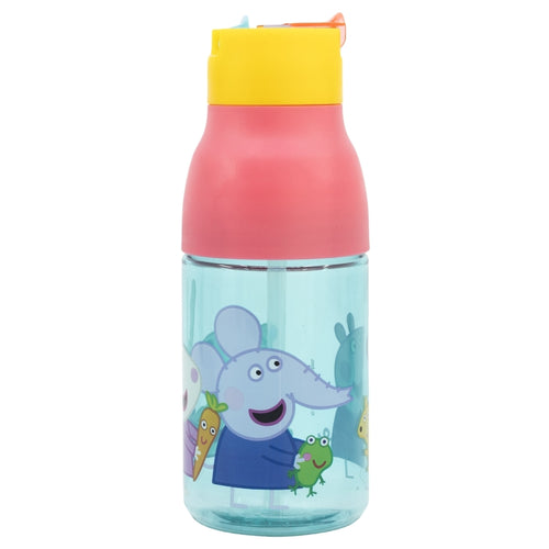 Sticla de apa pentru copii, din tritan, Peppa Pig Multicolor, 420 ml