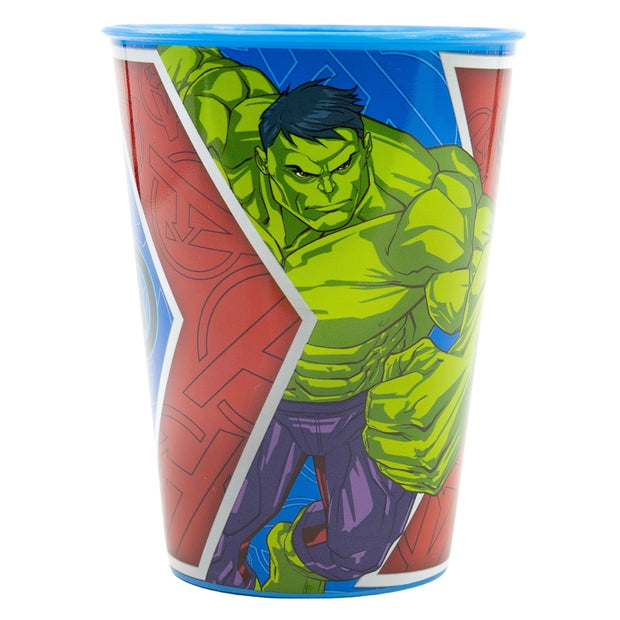 Pahar pentru copii, din plastic, Avengers Multicolor, 260 ml (1)