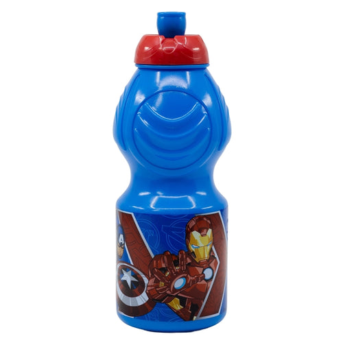 Sticla de apa sport pentru copii, din plastic, Avengers Multicolor, 400 ml