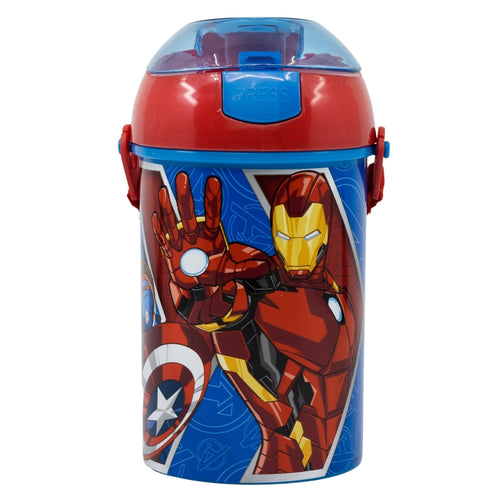 Sticla de apa pentru copii, din plastic, Avengers Multicolor, 450 ml