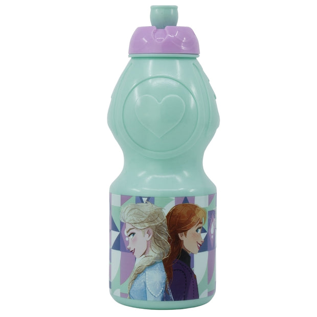 Sticla de apa sport pentru copii, din plastic, Frozen Multicolor, 400 ml