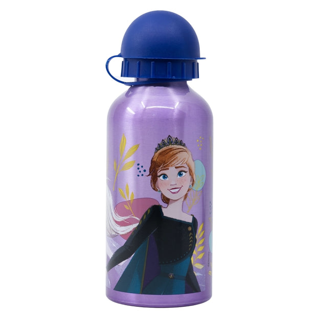 Sticla de apa pentru copii, din aluminiu, Frozen Multicolor, 400 ml (1)