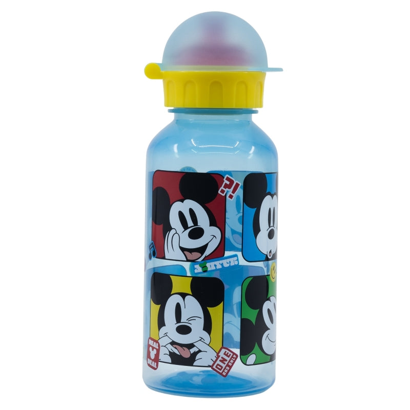 Sticla de apa pentru copii, din plastic, Mickey Mouse Multicolor, 370 ml