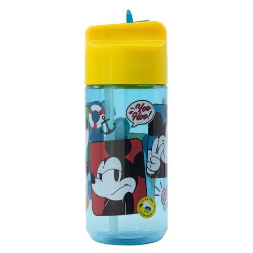 Sticla de apa pentru copii, din tritan, Mickey Mouse Multicolor, 430 ml