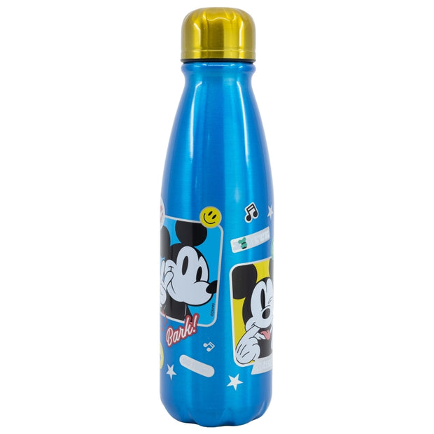 Sticla de apa pentru copii, din aluminiu, Mickey Mouse Multicolor, 600 ml (1)