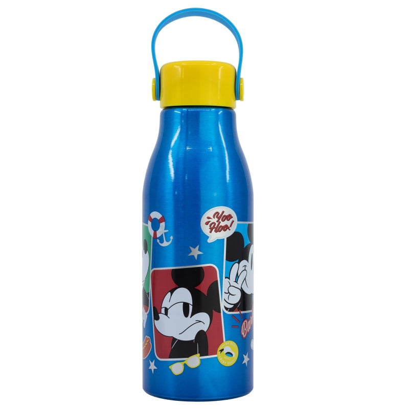 Sticla de apa pentru copii, din aluminiu, Mickey Mouse Multicolor, 760 ml