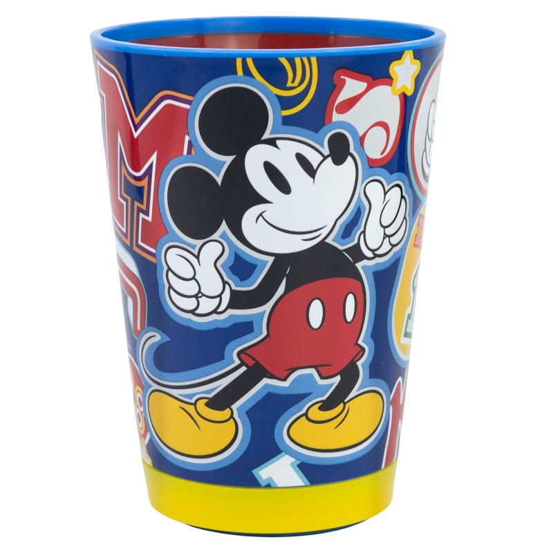 Pahar anti-rasturnare pentru bebe, din plastic, Mickey Mouse Multicolor, 470 ml (1)