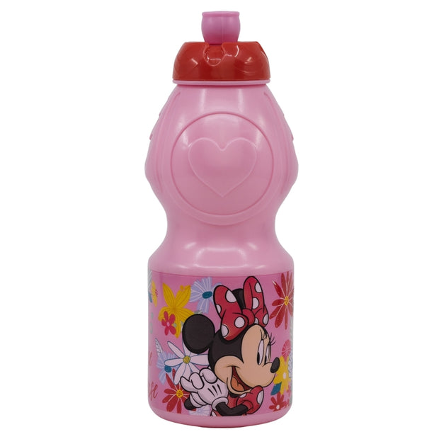 Sticla de apa sport pentru copii, din plastic, Minnie Mouse Multicolor, 400 ml