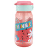 Sticla de apa pentru copii, cu pai, din plastic, Minnie Mouse Multicolor, 510 ml (1)