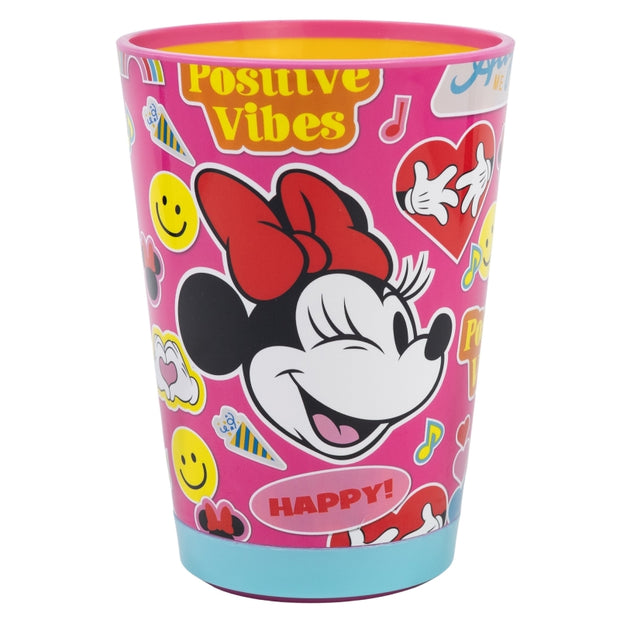 Pahar anti-rasturnare pentru bebe, din plastic, Minnie Mouse Multicolor, 470 ml (1)