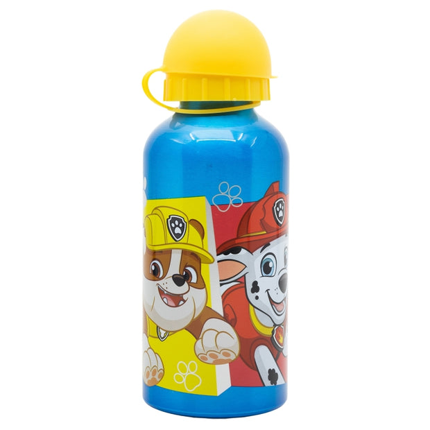 Sticla de apa pentru copii, din aluminiu, Pup Power Multicolor, 400 ml (1)