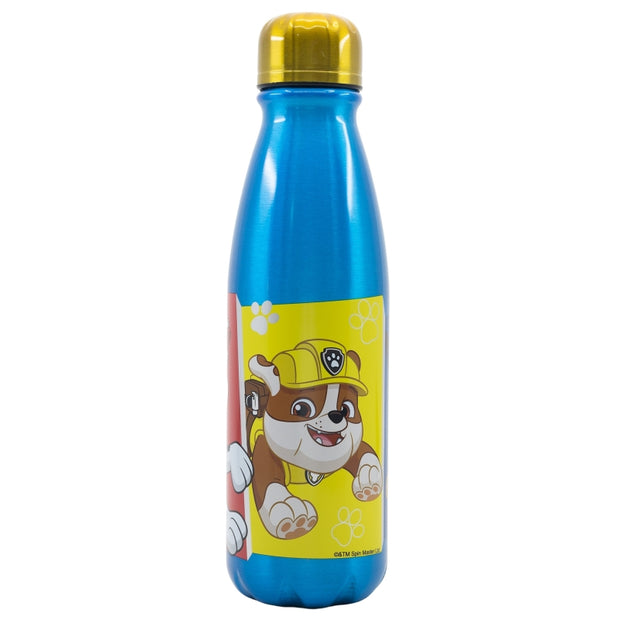 Sticla de apa pentru copii, din aluminiu, Pup Power Multicolor, 600 ml (1)