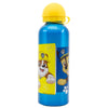 Sticla de apa pentru copii, din aluminiu, Pup Power Multicolor, 530 ml