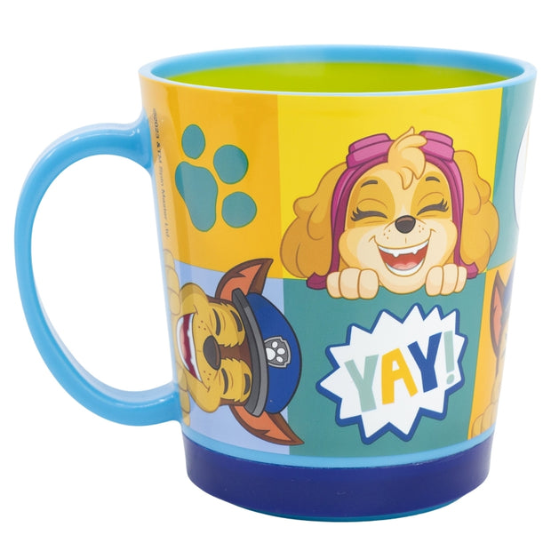 Cana anti-rasturnare pentru copii, din plastic, Paw Patrol Multicolor, 410 ml (1)