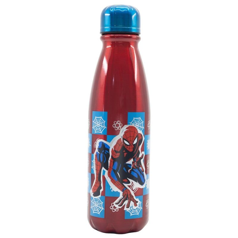 Sticla de apa pentru copii, din aluminiu, Spider-Man Multicolor, 600 ml