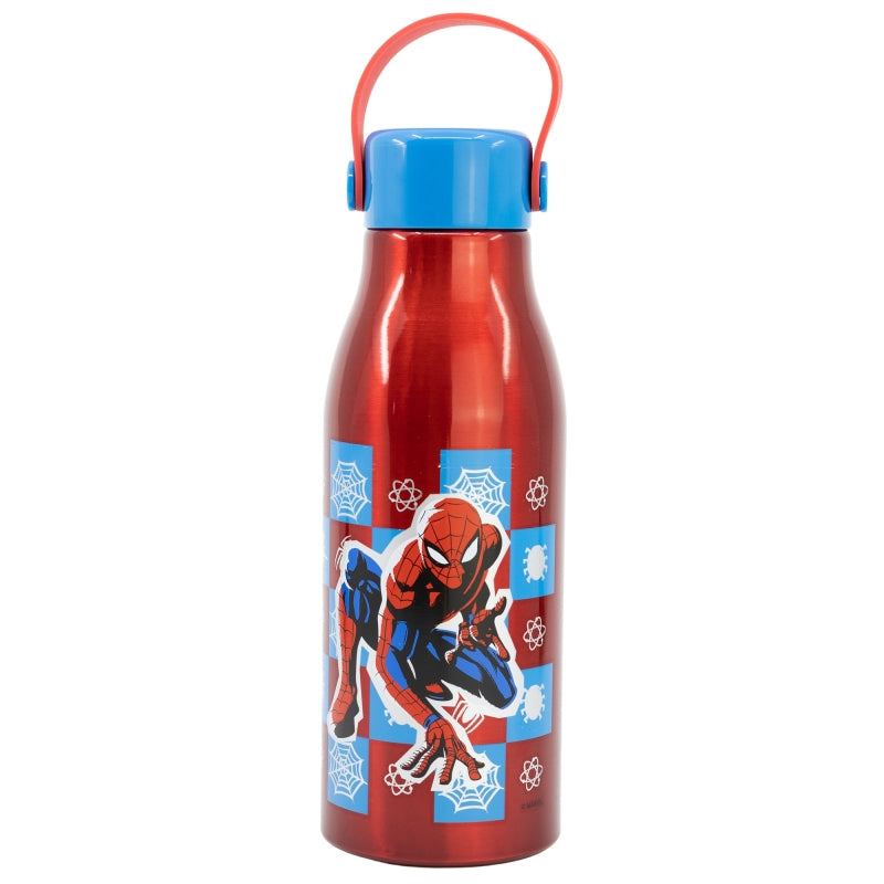 Sticla de apa pentru copii, din aluminiu, Spider-Man Multicolor, 760 ml