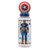 Sticla de apa pentru copii cu figurina, din plastic, Captain Multicolor, 560 ml