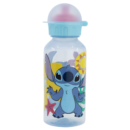 Sticla de apa pentru copii, din plastic, Stitch Multicolor, 370 ml