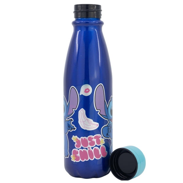 Sticla de apa pentru copii, din aluminiu, Stitch Multicolor, 600 ml (1)