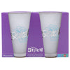 Set 2 pahare din sticla, Stitch Multicolor, 490 ml