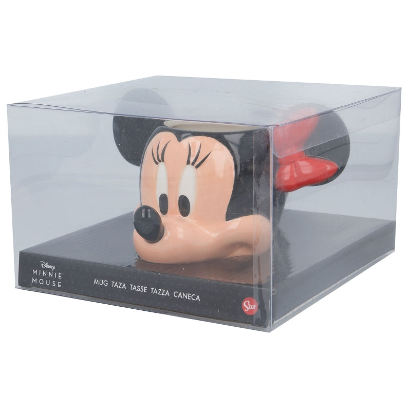 Cana pentru copii figurina, din ceramica, Minnie Mouse Multicolor, 360 ml