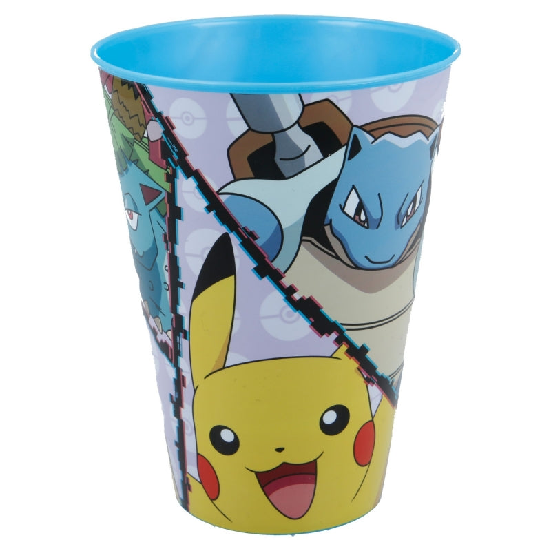 Pahar pentru copii, din plastic, Pokemon Multicolor, 430 ml