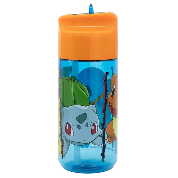 Sticla de apa pentru copii, din tritan, Pokemon Multicolor, 430 ml