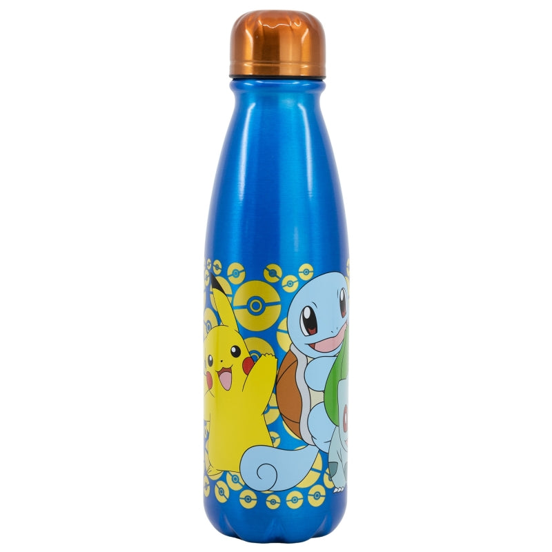 Sticla de apa pentru copii, din aluminiu, Pokemon Multicolor, 600 ml (1)