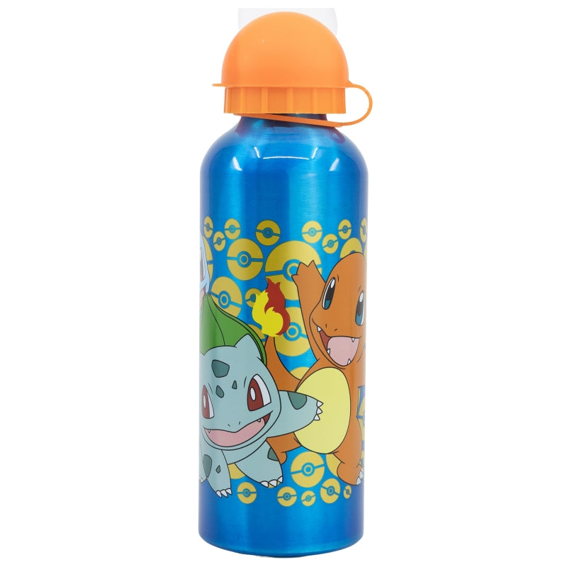 Sticla de apa pentru copii, din aluminiu, Pokemon Multicolor, 530 ml