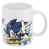 Cana pentru copii, din ceramica, Sonic Game Multicolor, 325 ml