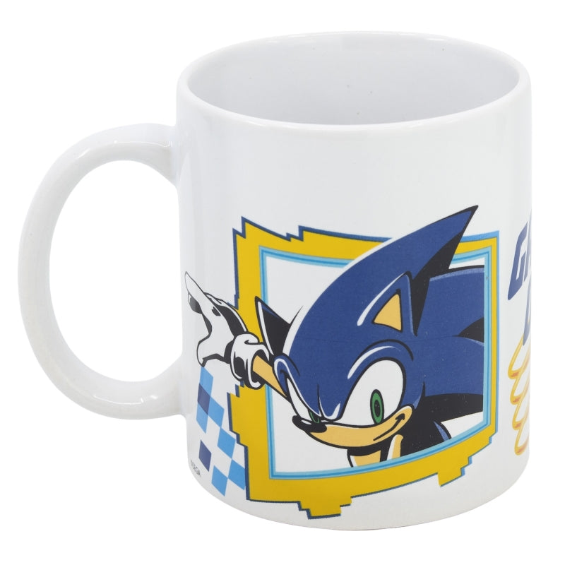 Cana pentru copii, din ceramica, Sonic Game Multicolor, 325 ml (1)