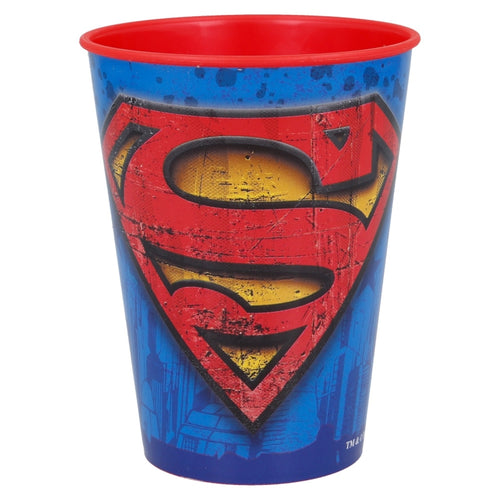 Pahar pentru copii, din plastic, Superman Multicolor, 260 ml