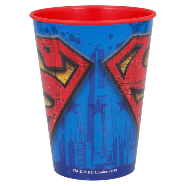 Pahar pentru copii, din plastic, Superman Multicolor, 260 ml (1)