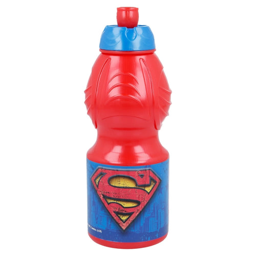 Sticla de apa sport pentru copii, din plastic, Superman Multicolor, 400 ml